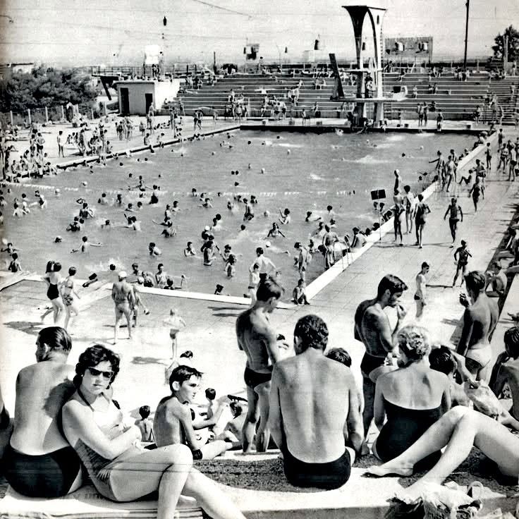SRC Šalata, bazen, oko 1960. godine
